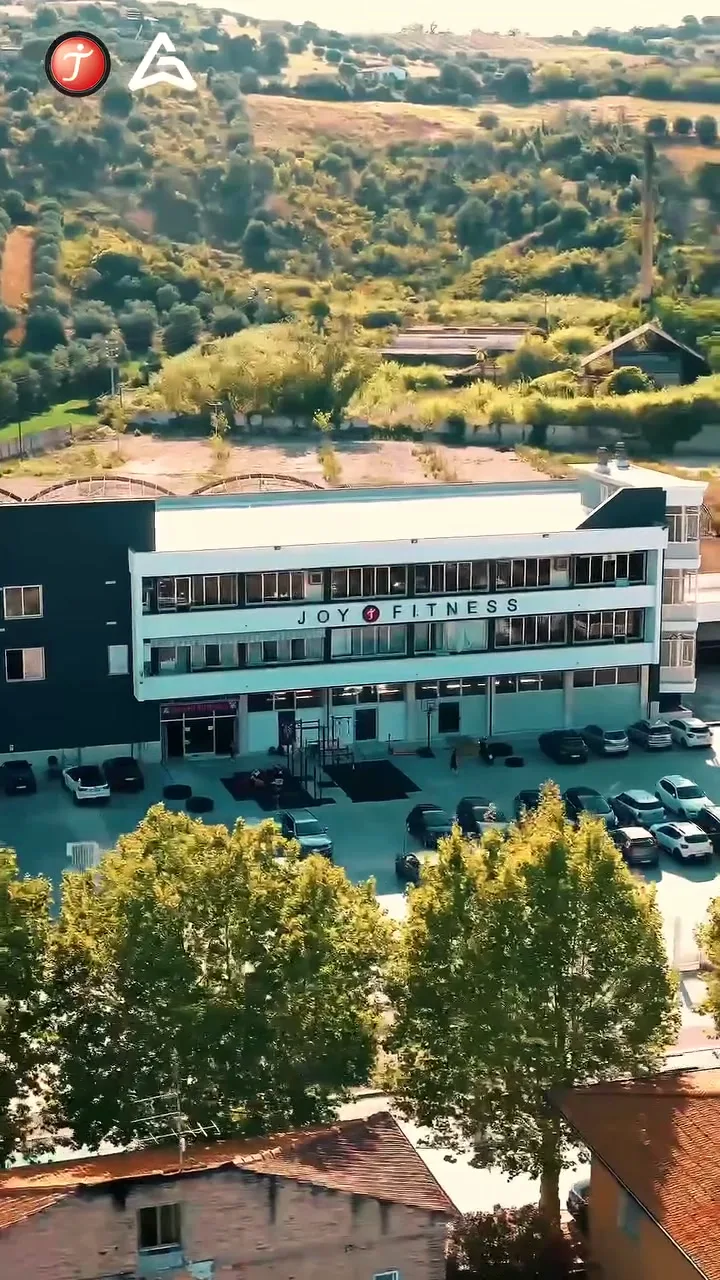 Il centro Joy Fitness di Giulianova visto dall'alto: 3000 mq su 3 piani